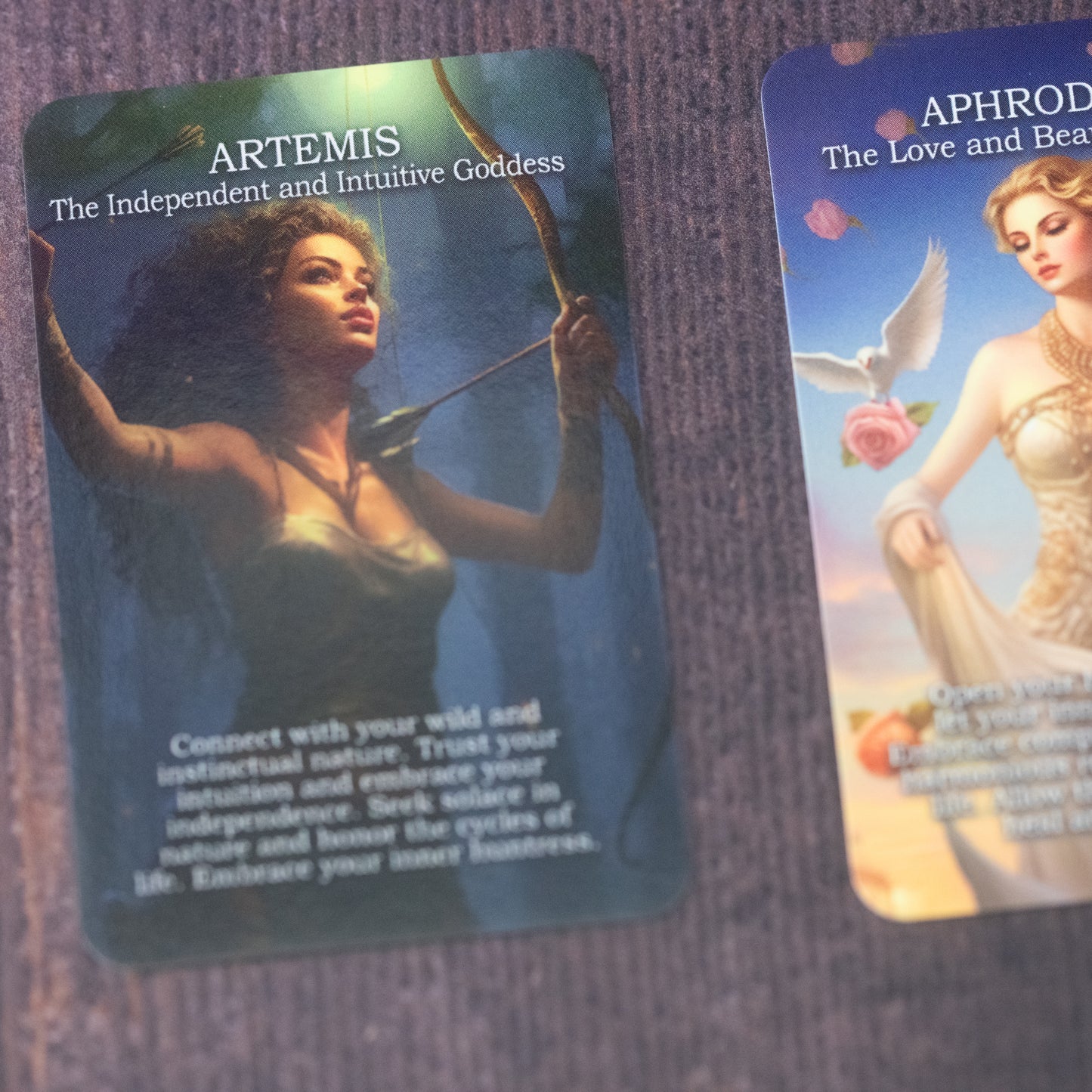 Greek Goddess oracle cards - oracle deck, 16 card deck, affirmation cards, tarot deck, oracle cards, feminine cards, greek pantheon