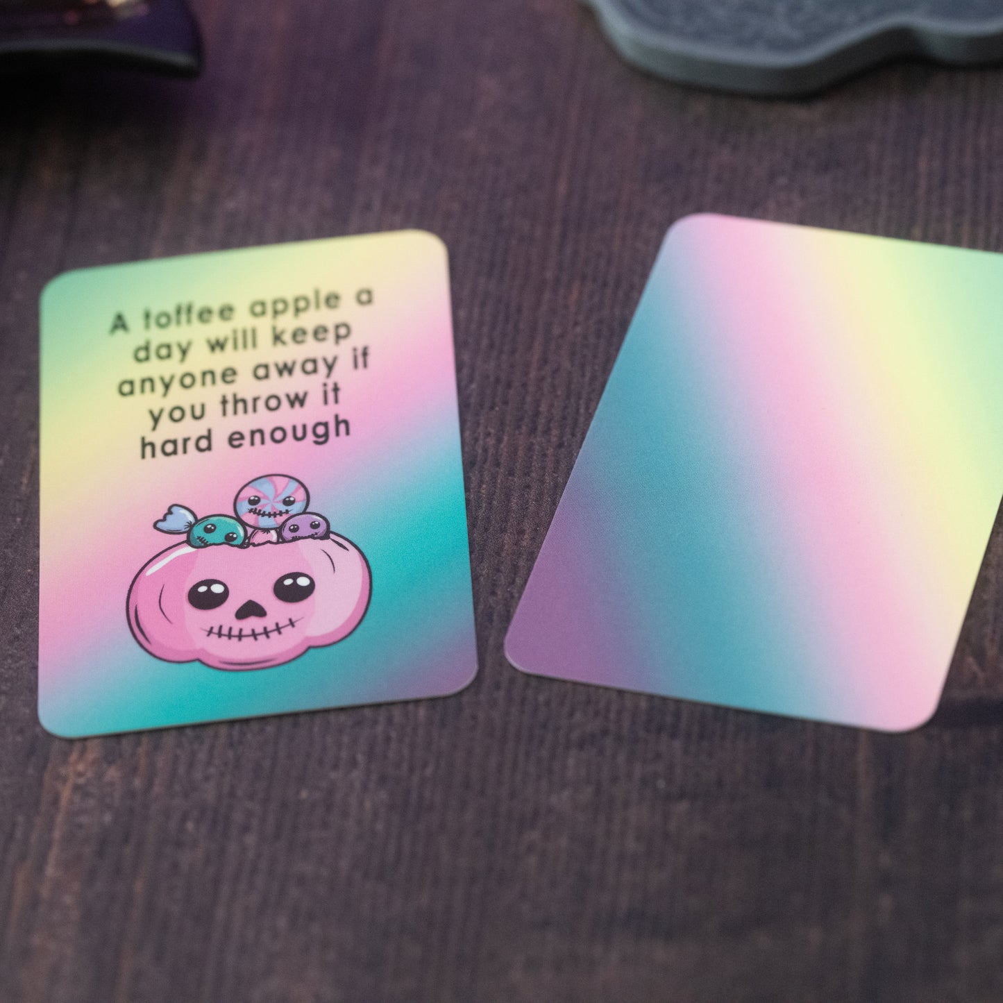 The Sweary Affirmation Shop - Affirmation Deck | Funny Pastel Affirmations | 20 Card Set | Gender Neutral