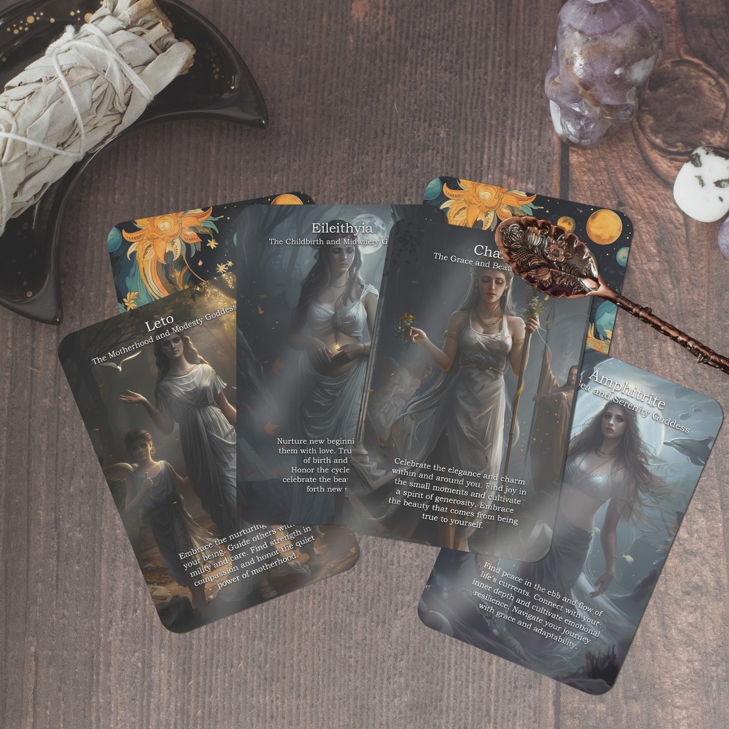 NEW Greek Goddess oracle cards - 16 card deck