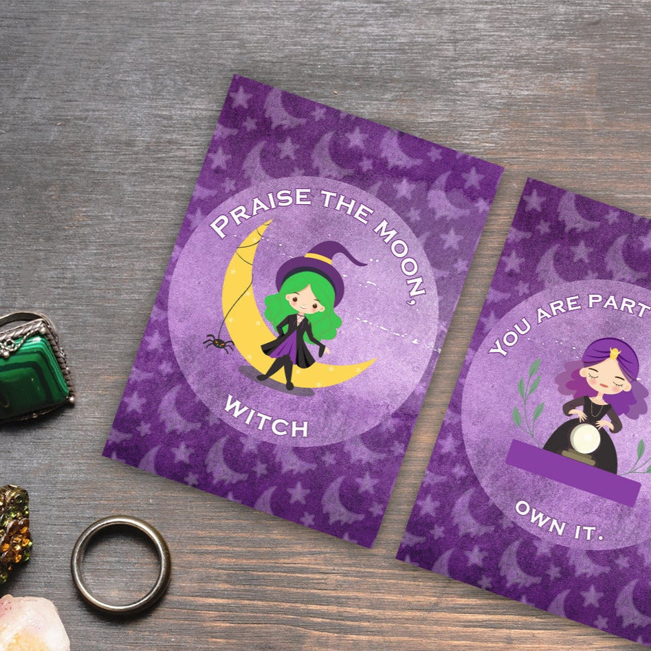 Affirmation Advent Calendar - Sweary Witch Edition - 24 Cards