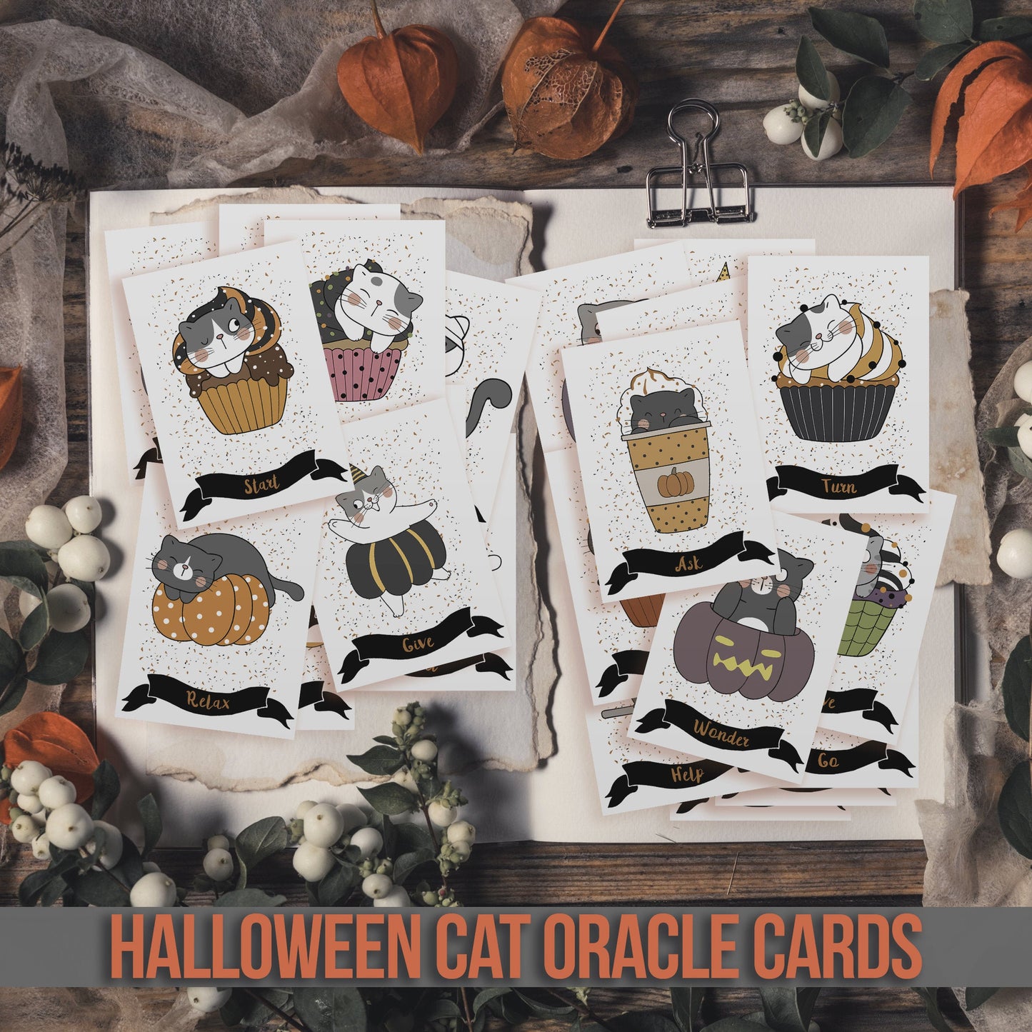 Cute Cat Oracle Cards