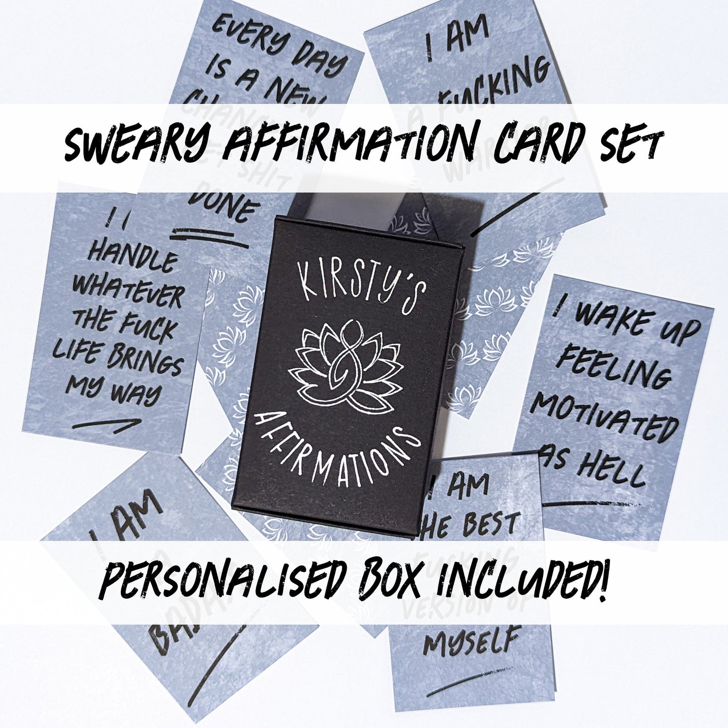 The Sweary Affirmation Shop - Custom Sweary Affirmation Deck